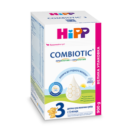 Суха молочна суміш HiPP Combiotic 3, 900 г
