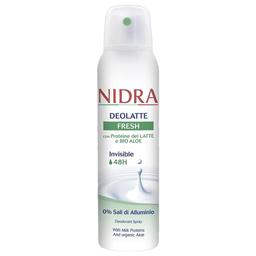 Дезодорант спрей Nidra Fresh освіжаючий з молочними протеїнами та алоє, 150 мл