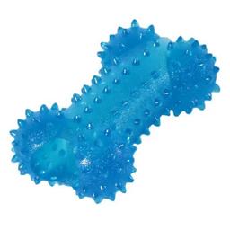 Іграшка для собак Fox Кістка шипована, TPR, 9 см, блакитна