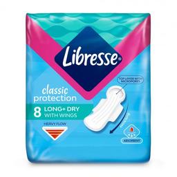 Гігієнічні прокладки Libresse Classic protection long dry, 8 шт.