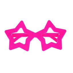 Очки карнавальные Offtop Звезды, розовый (870175)