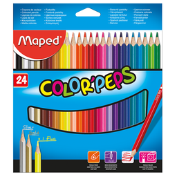 Олівці кольорові Maped Color peps Classic, 24 шт. (MP.183224)