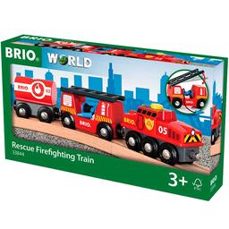 Спасательный пожарный поезд для железной дороги Brio (33844)