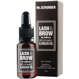 Комплекс для росту вій та догляду за бровами Mr. Scrubber Lash & Brow Oil Complex 10 мл