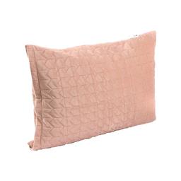 Чохол на подушку Руно Apricot на блискавці, стьобаний мікрофайбер+велюр, 50х70 см, персиковий (382.55_Apricot)
