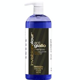 Шампунь Trendy Hair Invisiblecolor Anti-Yellow Shampoo, для нейтрализации желтизны, 1 л