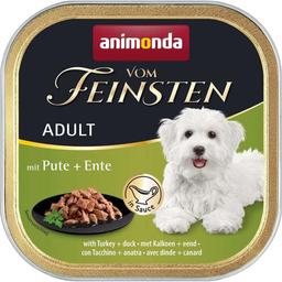 Влажный беззерновой корм для собак Animonda Vom Feinsten Adult with Turkey + duck, с индейкой и уткой, 150 г