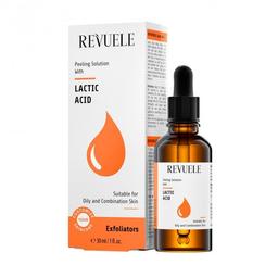 Сыворотка для лица Revuele Peeling Solution Lactic Acid с молоной кислотой, 30 мл