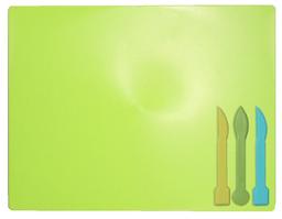 Доска для пластилина ZiBi Kids Line, с 3 стеками, салатовый (ZB.6910-15)
