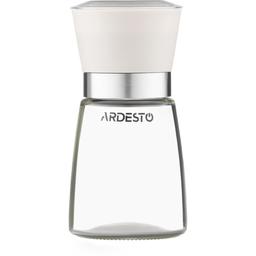 Млинок для солі та перцю Ardesto Gemini, бежевий, скло, пластик (AR2101BG)