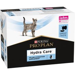 Вологий додатковий корм Purina Pro Plan Hydra Care для дорослих котів для збільшення споживання води та зниження концентрації сечі 850 г (10 шт. х 85 г) (12437199)