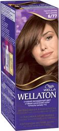 Стійка крем-фарба для волосся Wellaton, відтінок 6/77 (гіркий шоколад), 110 мл