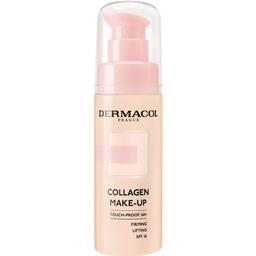 Тональний крем для обличчя Dermacol Collagen Make-up SPF-10 з колагеном, №4 Tan, 20 мл