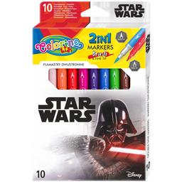 Фломастери Colorino Star Wars, двусторонние, 10 шт. (89502PTR)