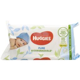 Влажные салфетки Huggies Pure Bio, 56 шт.