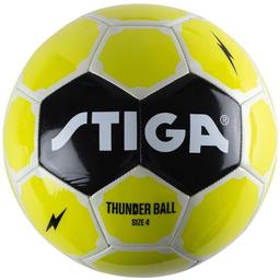 Футбольный мяч Stiga Thunder, размер 4, зеленый (84-2724-04)