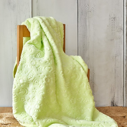 Детский плед в кроватку Karaca Home Candy Yesil, 120х100 см, зеленый (svt-2000022245302)