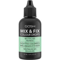 Корректор для лица Gosh Mix & Fix Colour Drops, тон 002 (Green), 31 мл