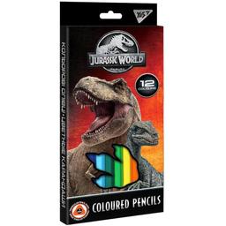Олівці кольорові Yes Jurassic World, 12 кольорів (290651)