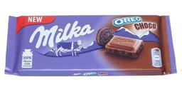 Шоколад молочный Milka с начинкой какао и печеньем Оreo, 100 г (786294)