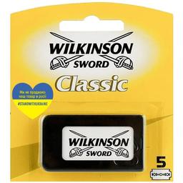 Сменные лезвия для бритья Wilkinson Sword Double Edge Classic, 5 шт.