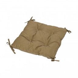 Подушка на стул Iris Home Optima с завязками, 40х40х5 см, горчичный (svt-2000022284318)