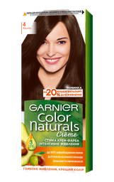 Фарба для волосся Garnier Color Naturals, відтінок 4 (Каштан), 110 мл (C4430326)