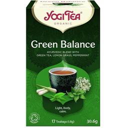 Суміш трав'яного та зеленого чаю Yogi Tea Зелений баланс органічний 30.6 г (17 шт х 1.8 г)