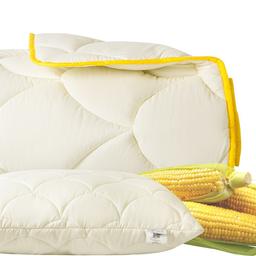 Набір Ideia Попкорн: ковдра, 140х200 см + подушка, 50х70 см, молочний (8000035232)