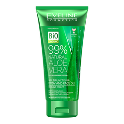 Универсальный алоэ-гель Eveline 99% Natural Aloe Vera, с охлаждающим эффектом, для лица и тела, 250 мл
