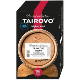 Вино Таирово Гранатино Россо красное полусладкое bag-in-box 10 л