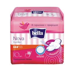 Гігієнічні прокладки Bella Nova komfort, 10 шт (BE-012-RN10-036)