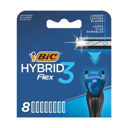 Сменные картриджи для бритья BIC Hybrid 3 Flex, 8 шт.