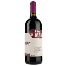 Вино Shilda Liter Man Red Dry, красное, сухое, 1 л