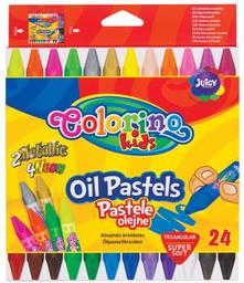 Олівці пастельні Colorino, на масляній основі, 24 кольори, 24 шт. (36085PTR)