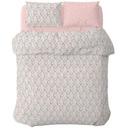 Комплект постельного белья Home Line Цветение трав 215х143 см розовый (176186)