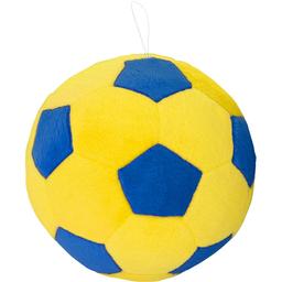 Декоративна подушка Tigres Футбольний м'ячик, жовтий з синім (ПШ-0003)