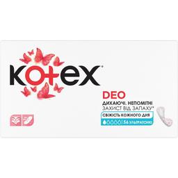 Ежедневные прокладки Kotex Ultraslim Deo 56 шт.