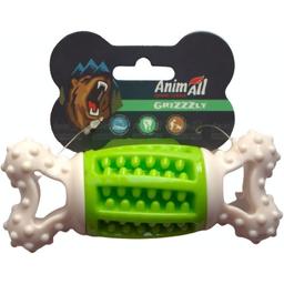 Игрушка для собак AnimAll Fun AGrizZzly Кость-зубочистка зеленая
