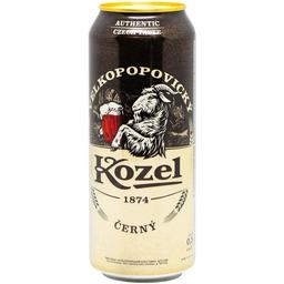 Пиво Velkopopovitsky Kozel, темне, 3,7%, з/б, 0,5 л (786391)
