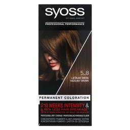 Фарба для волосся Syoss 5-8 Горіховий Світло-каштановий, 115 мл