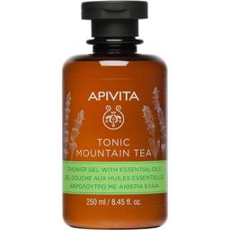 Гель для душа Apivita Tonic Mountain Tea с эфирными маслами, с горным чаем, 250 мл
