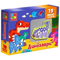 Набір магнітів Vladi Toys Динозаври, 19 шт. (VT3106-23)