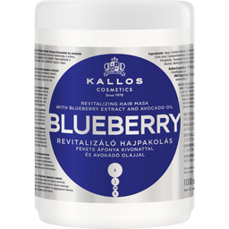 Маска для волос Kallos Cosmetics Blueberry восстанавливающая с экстрактом черники, 1 л