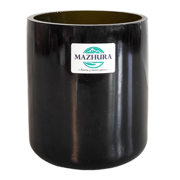Ваза Mazhura Vine, 10,5х9,5х9,5 см, темно-зеленый (mz708466)