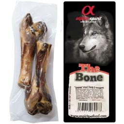Лакомство для собак Alpha Spirit Ham Bone Half Vacuum Кость Халфа, 15 см, 2 шт.
