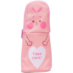Пенал-підставка Yes PM-M3 Bunny Take care, 21х8х5 см, рожевий (533247)