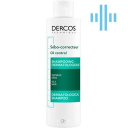 Шампунь для жирного волосся Vichy Dercos Sebo-correcteur Oil Control Dermatological Shampoo 200 мл