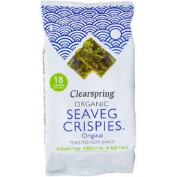 Чипсы Clearspring из морских водорослей с солью 4 г