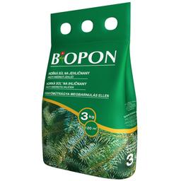 Добриво Biopon Для хвойних рослин проти пожовтіння 3 кг